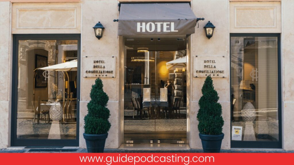 podcast in hotel