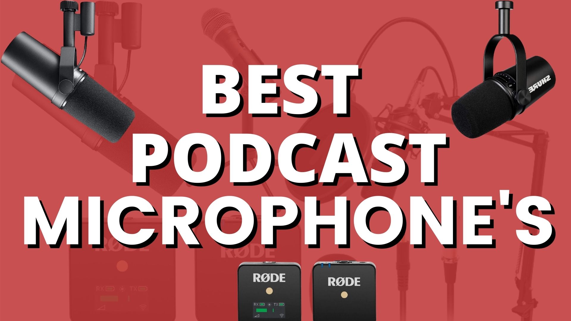 Best podcast microphone [6 compact to Pro mics] - Guide Podcasting